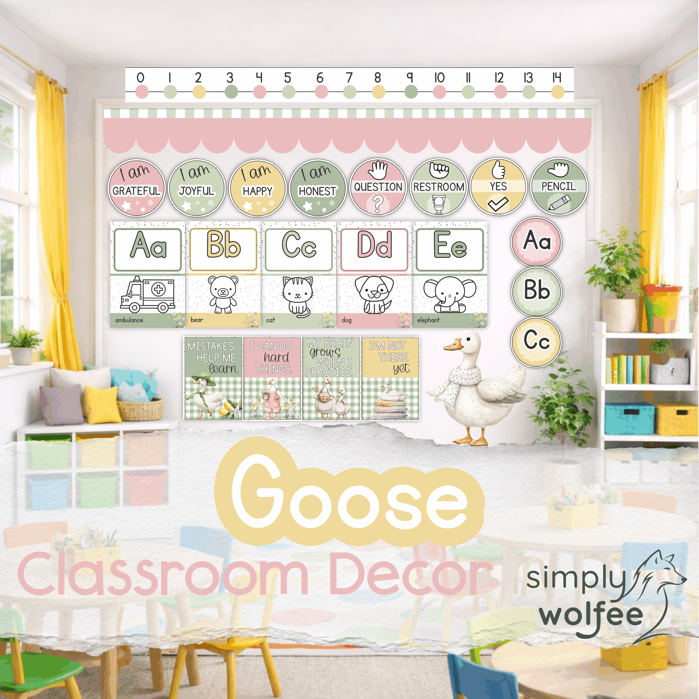 Goose Class Decor - Full Bundle Editable