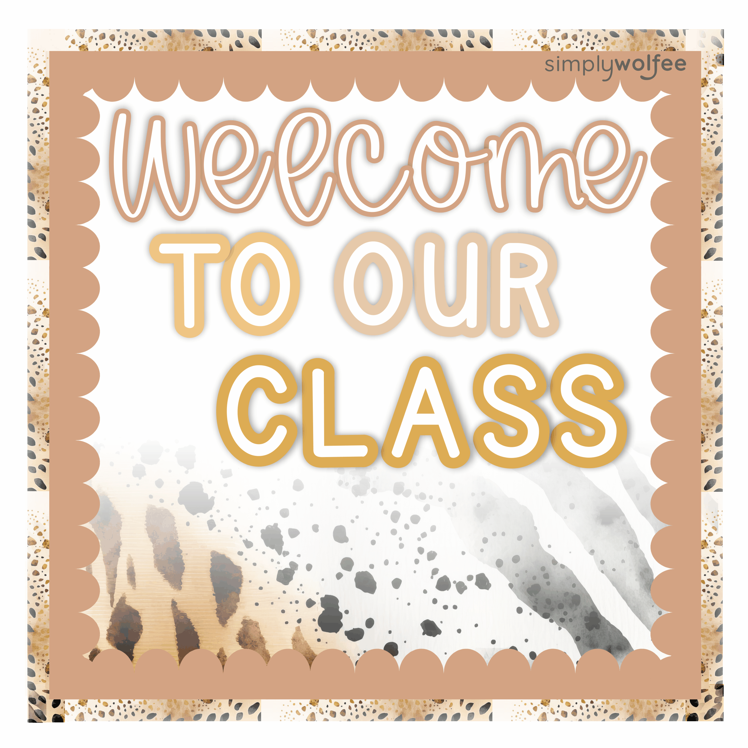 Animal Prints Class Decor - Full Bundle Editable - Image 2