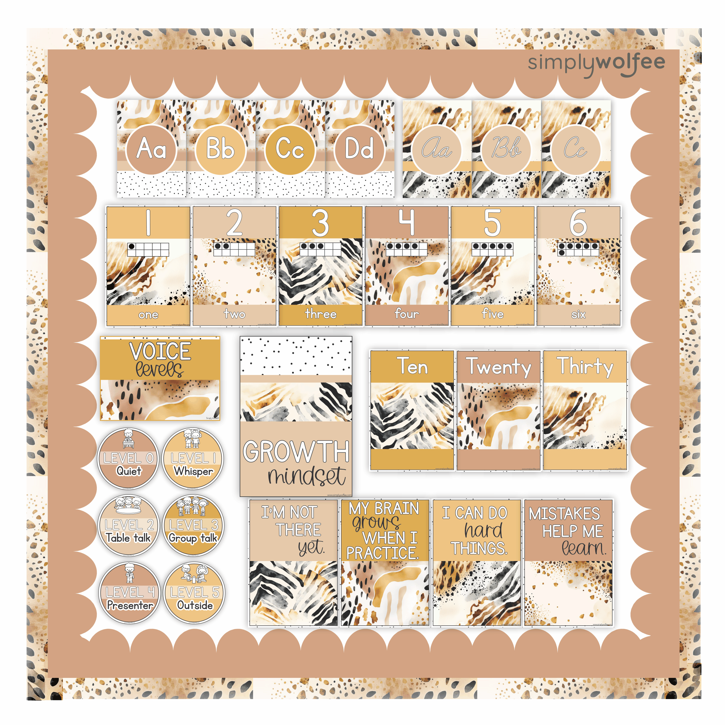 Animal Prints Class Decor - Full Bundle Editable - Image 6