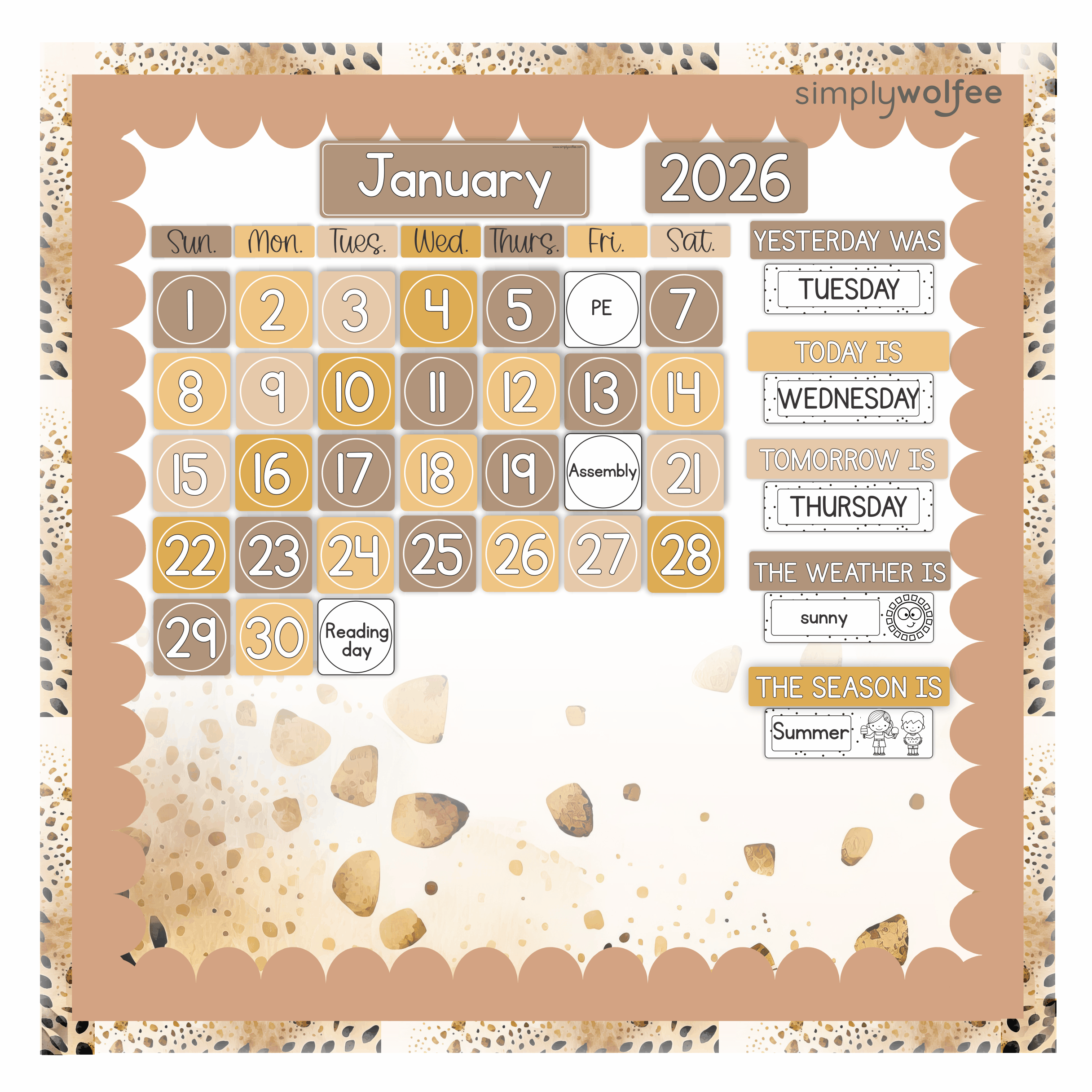 Animal Prints Class Decor - Full Bundle Editable - Image 8