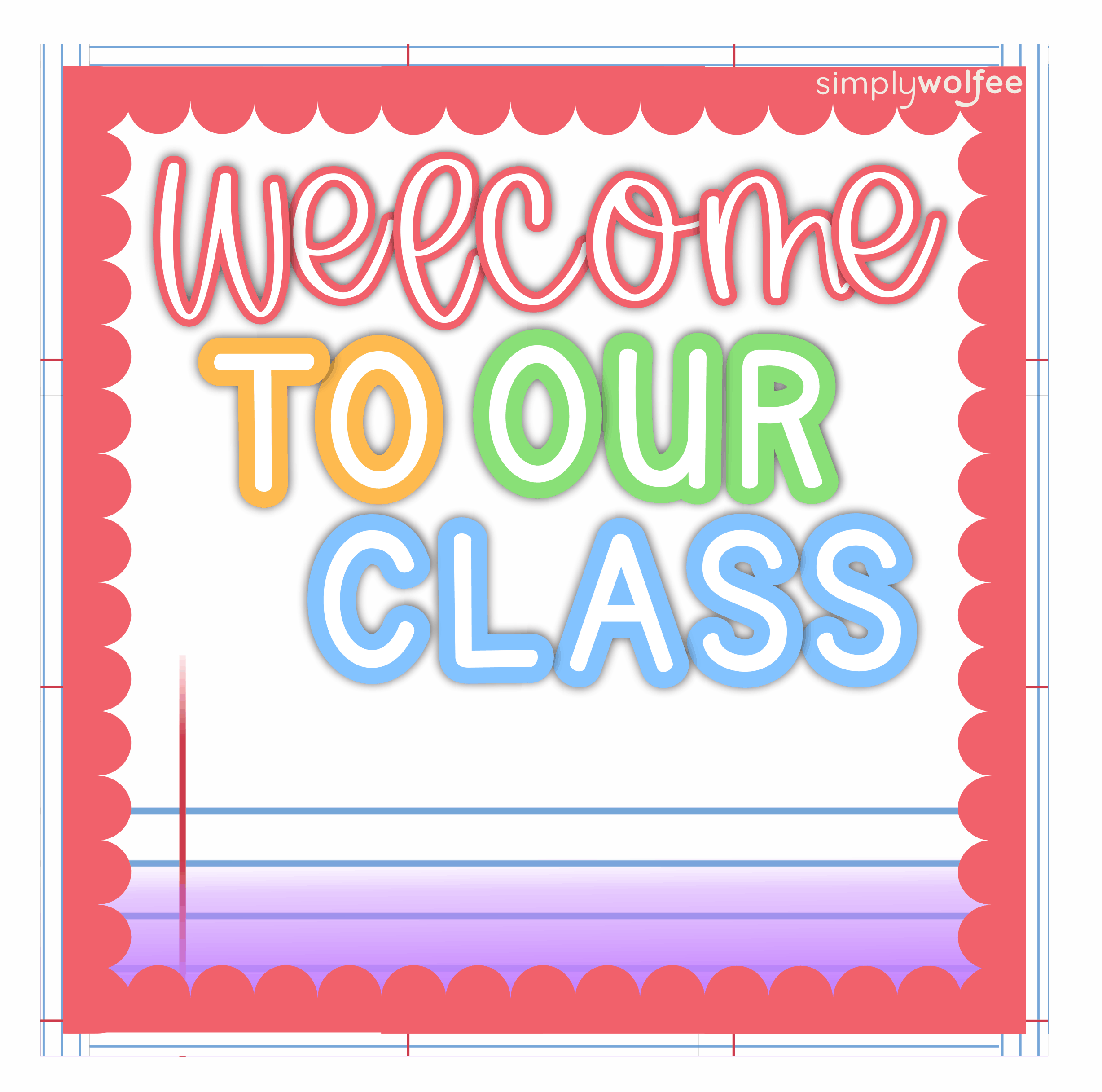 Notes & Pastel Class Decor - Full Bundle Editable - Image 2
