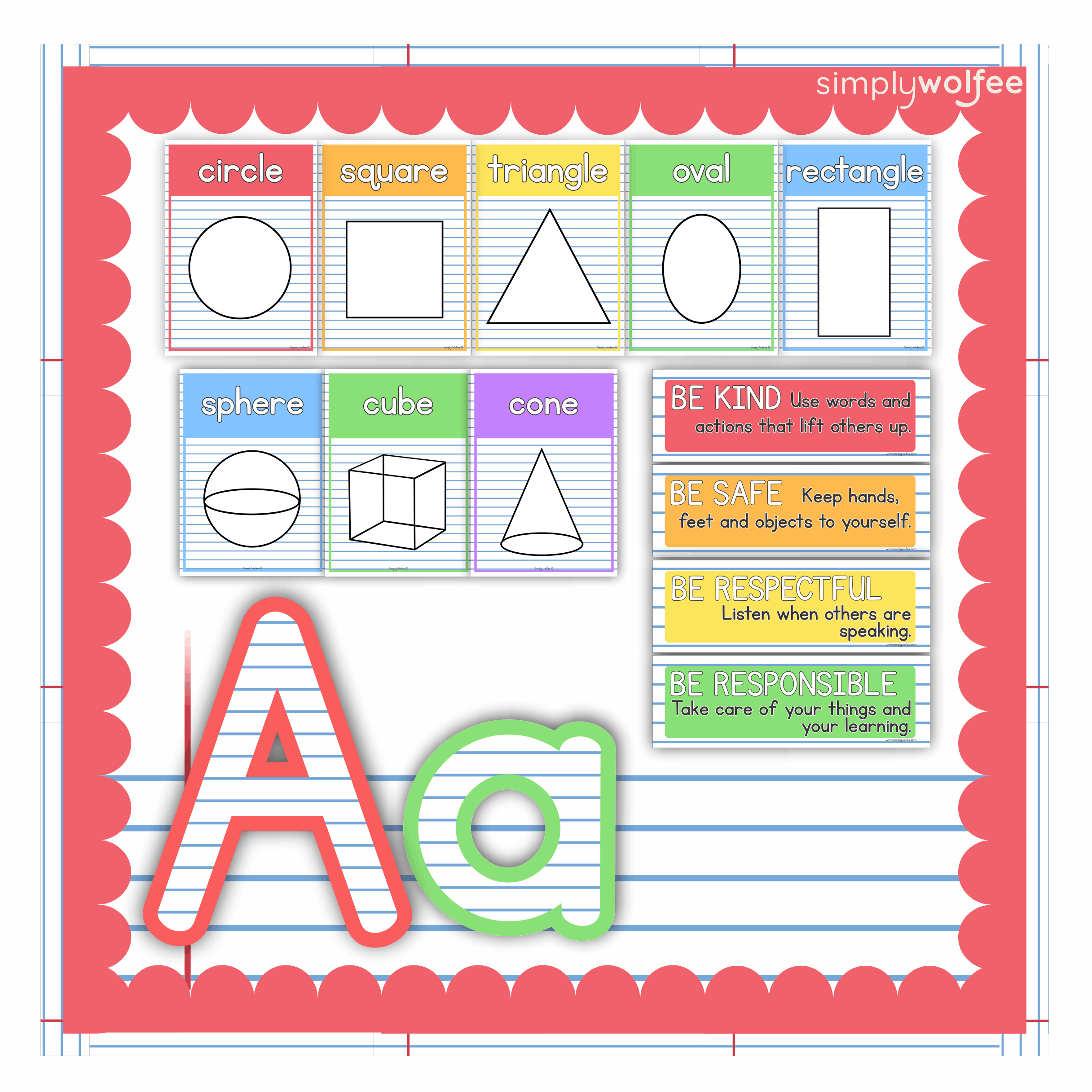Notes & Pastel Class Decor - Full Bundle Editable - Image 4