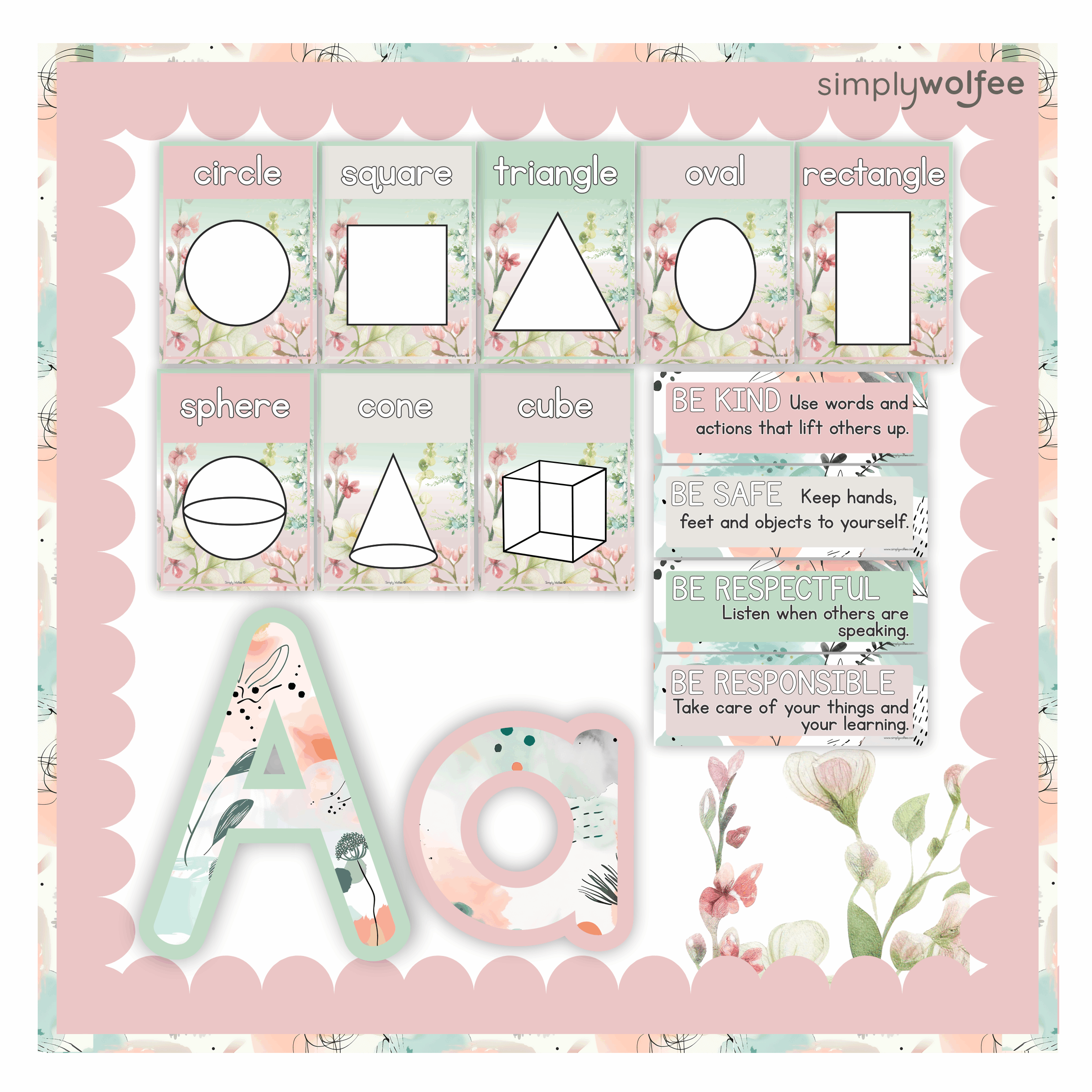 Pastel Pop Class Decor - Full Bundle Editable - Image 4