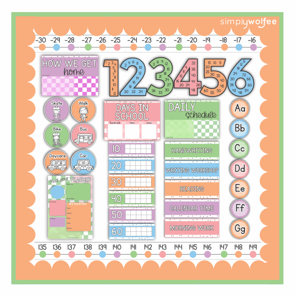 Sugarpop Class Decor - Full Bundle Editable - Image 5