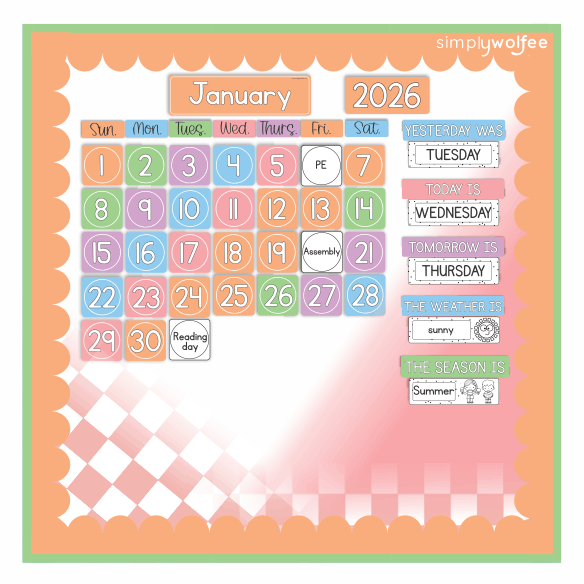 Sugarpop Class Decor - Full Bundle Editable - Image 8
