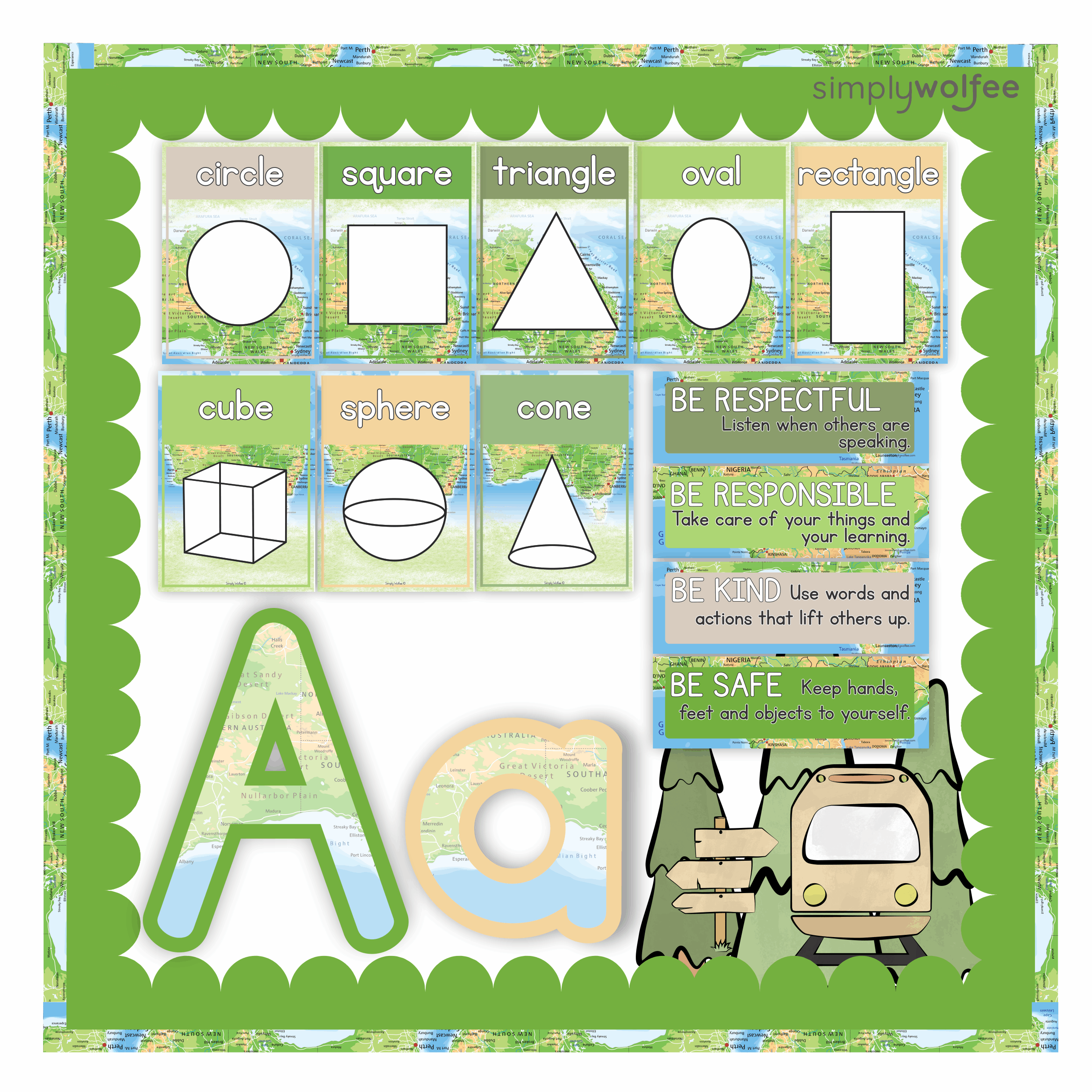 Travel Class Decor - Full Bundle Editable - Image 4