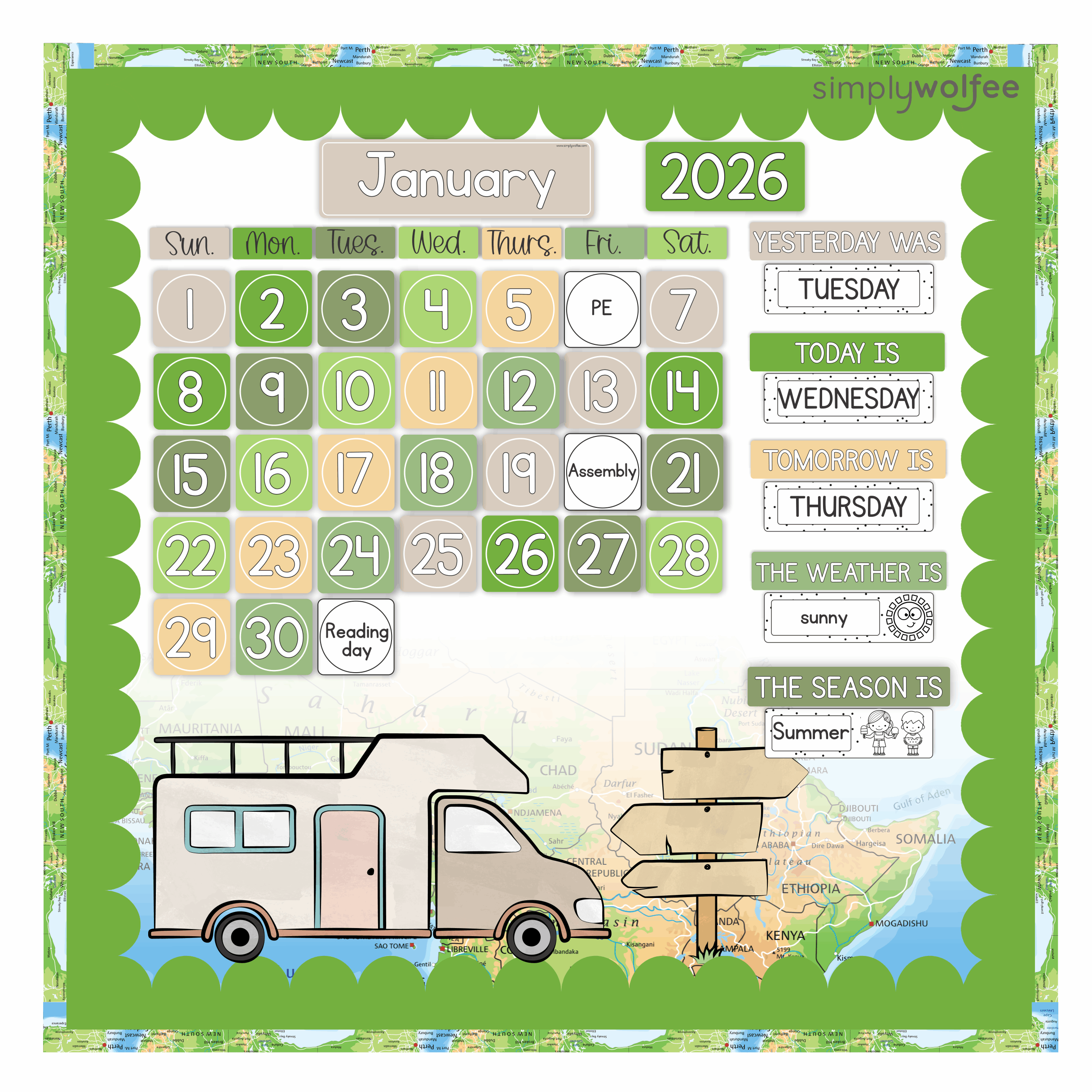Travel Class Decor - Full Bundle Editable - Image 8