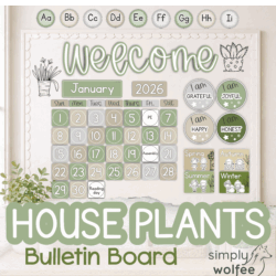 House Plants Bulletin Board Bundle