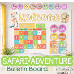 Safari Adventure Bulletin Board Bundle