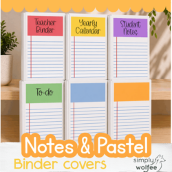 Notes & Pastels Bundle 1