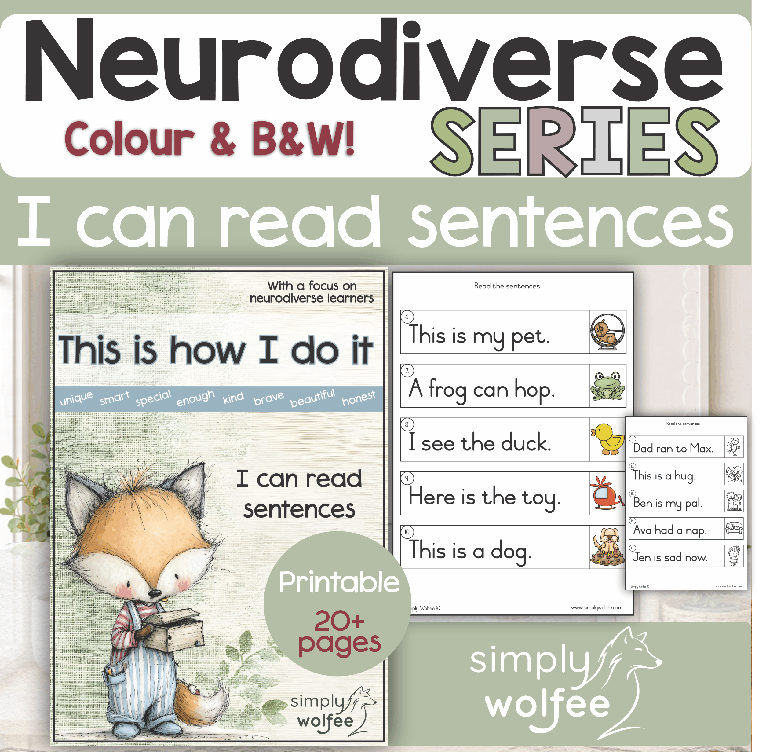 This is how I do it - I can read sentences