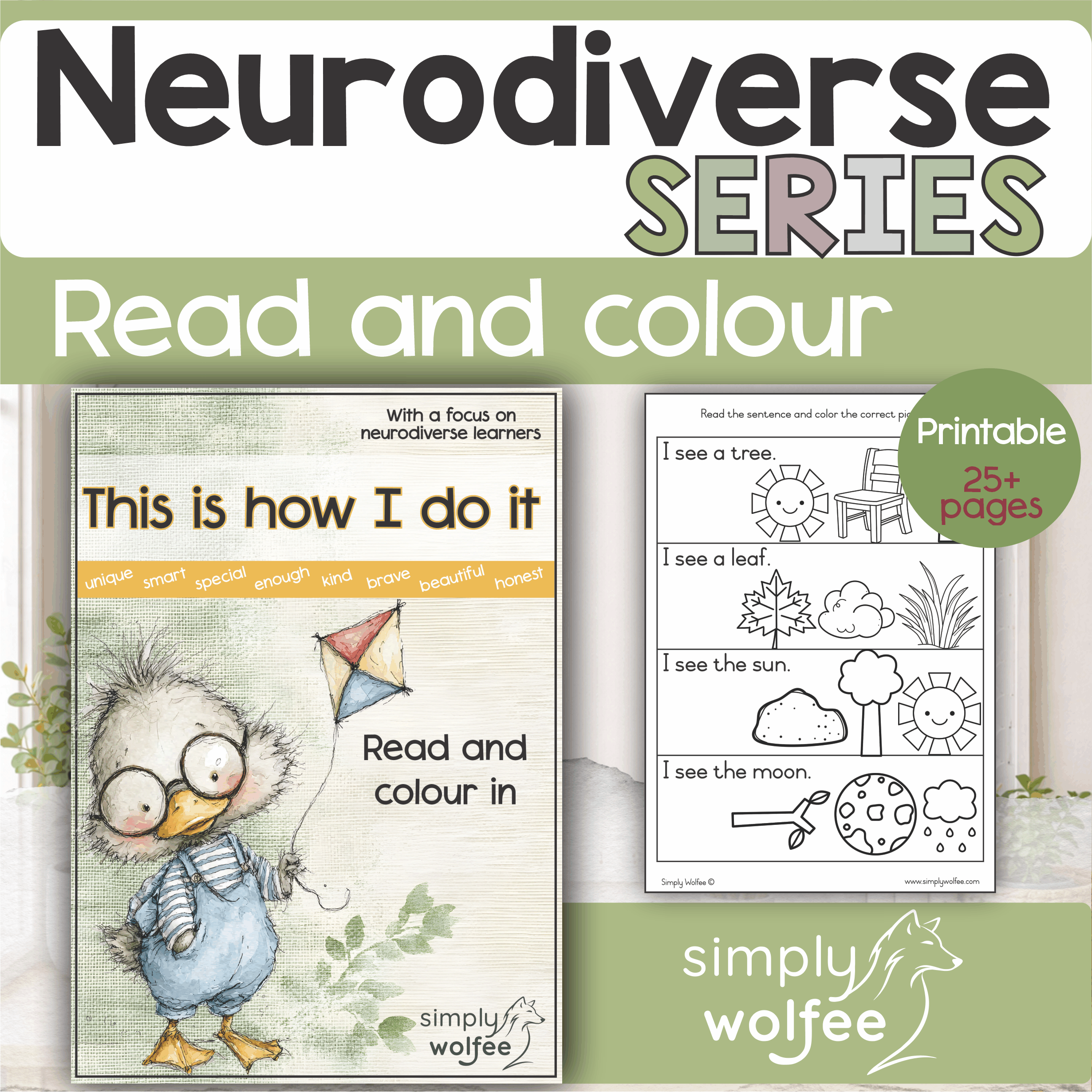 This is how I do it - Read and colour in