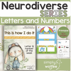 This is how I do it - Letters and numbers