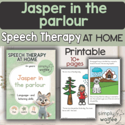 Speech Therapy at home - Jasper in the parlour