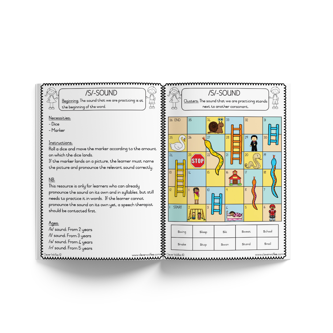 Speech Therapy at home - Articulation - S-sound - Image 2