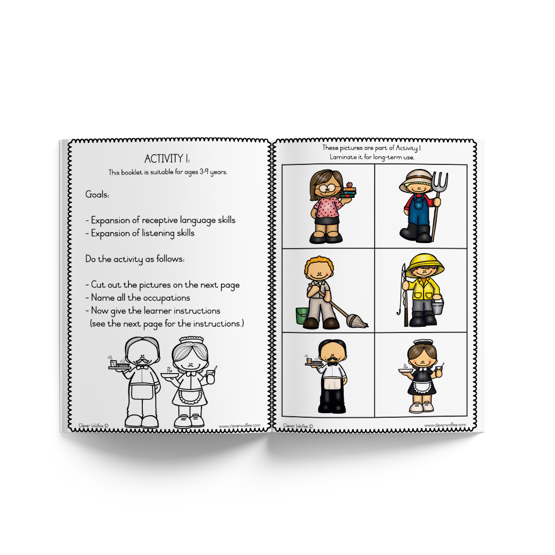 Speech Therapy at home - Occupations - Image 2