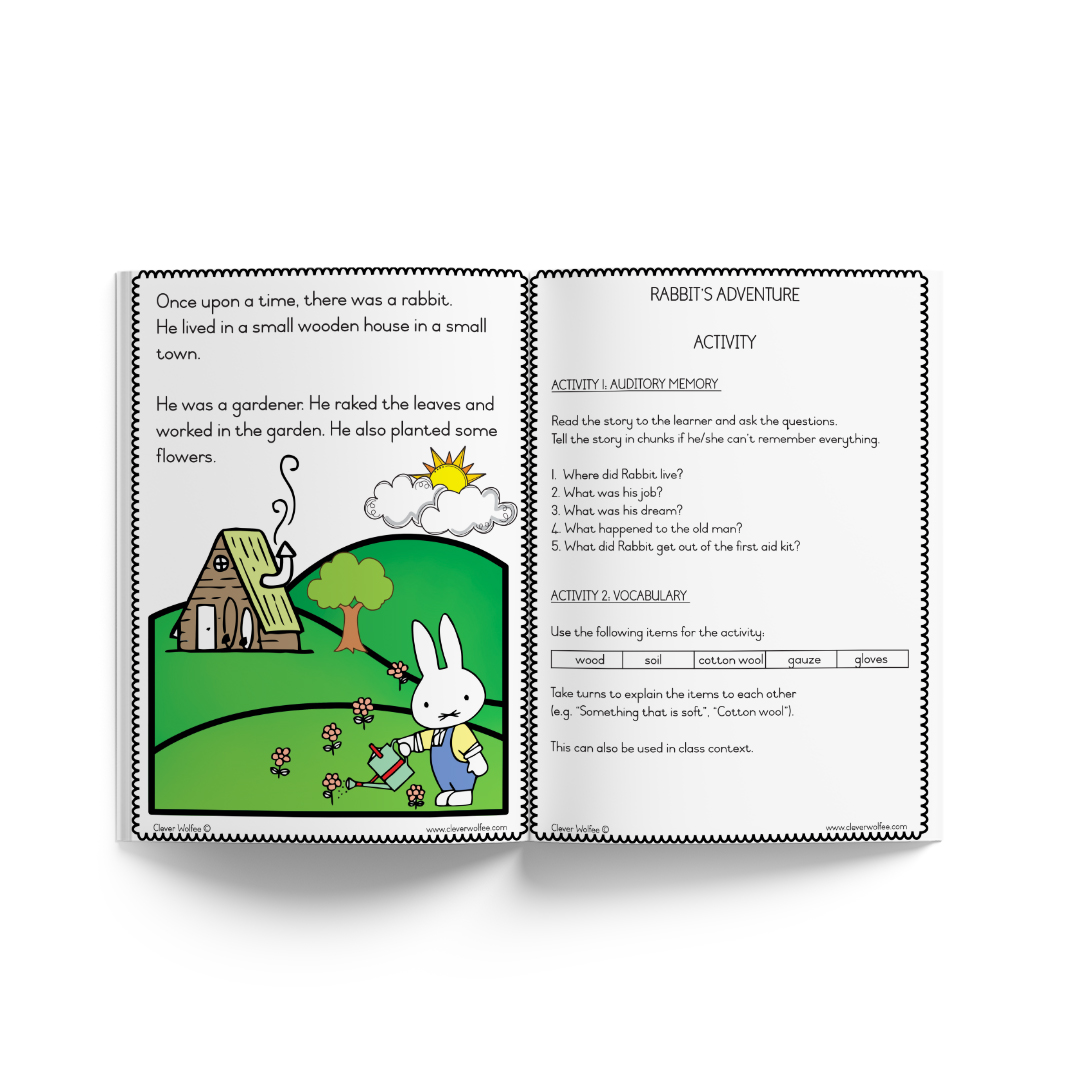 Speech Therapy at home - Rabbit's Adventure - Image 2