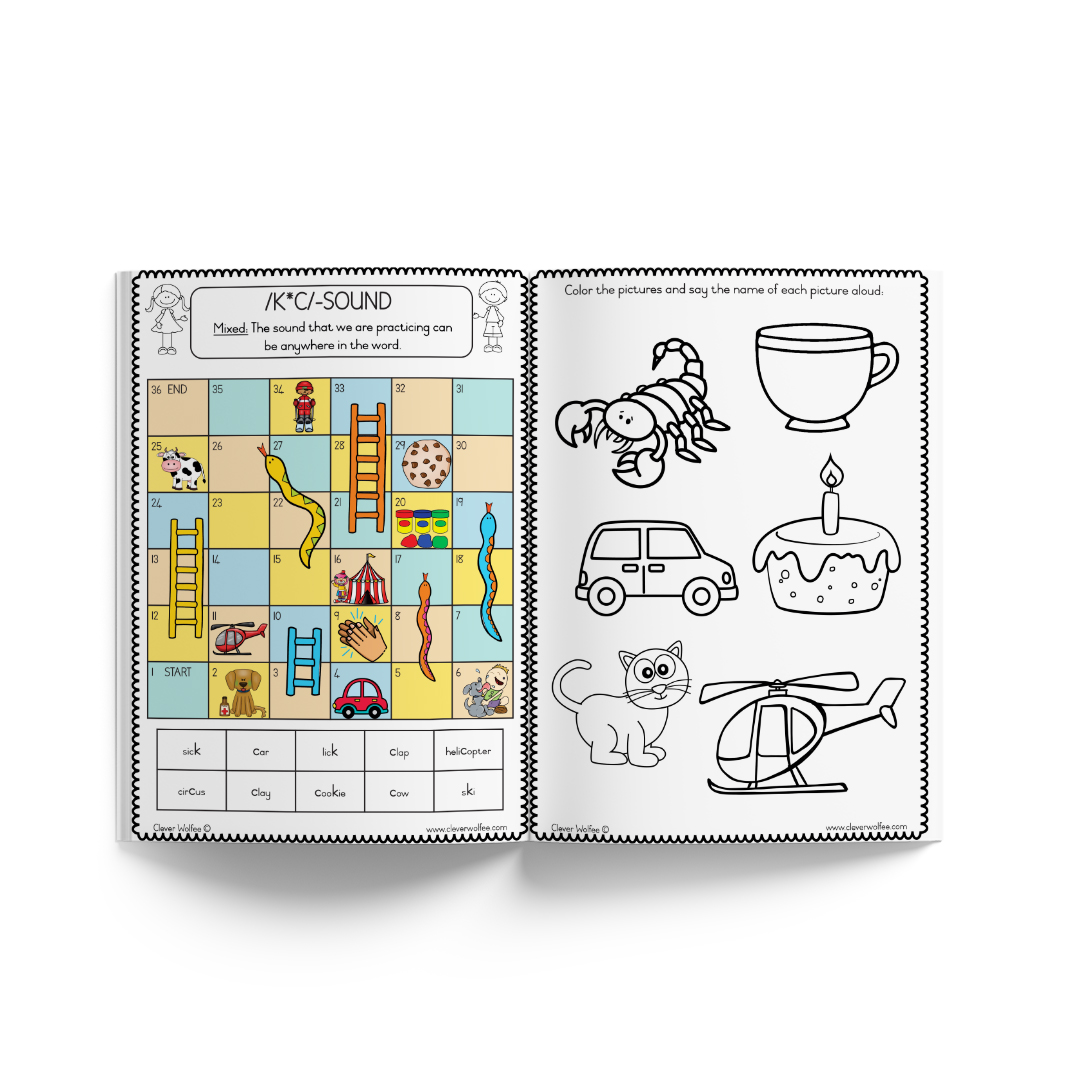 Speech Therapy at home - Articulation - K-sound - Image 2