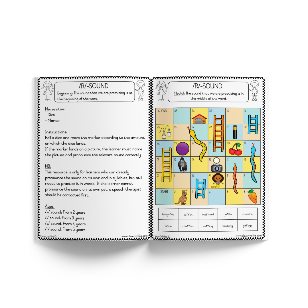 Speech Therapy at home - Articulation - R-sound - Image 2