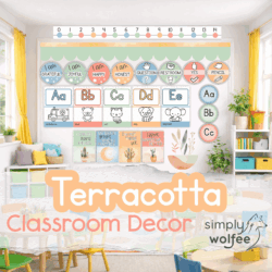 Terracotta Class Decor - Full Bundle Editable