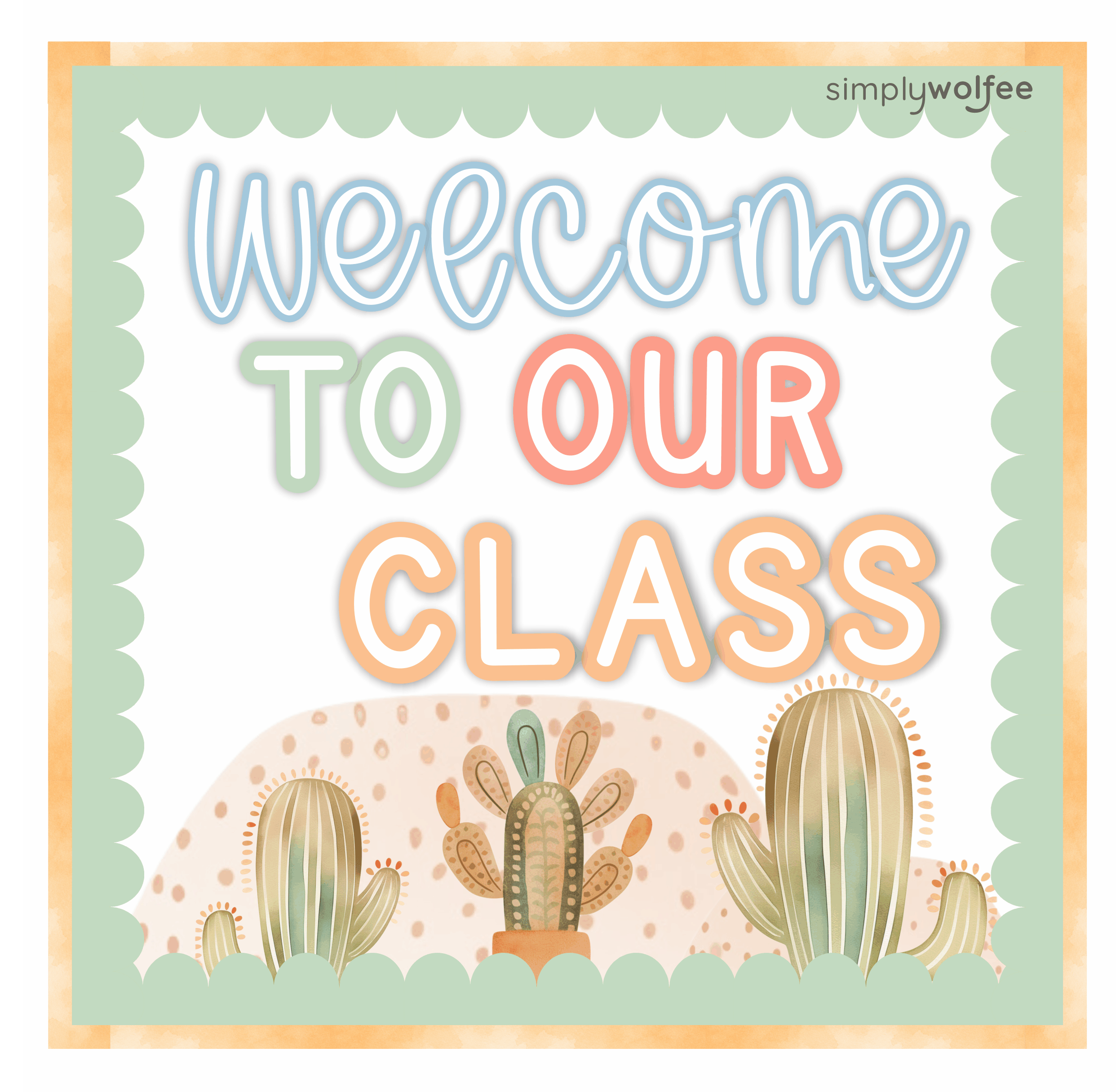 Terracotta Class Decor - Full Bundle Editable - Image 2