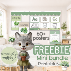 Pot Plant Mini Classroom Bundle - Freebie