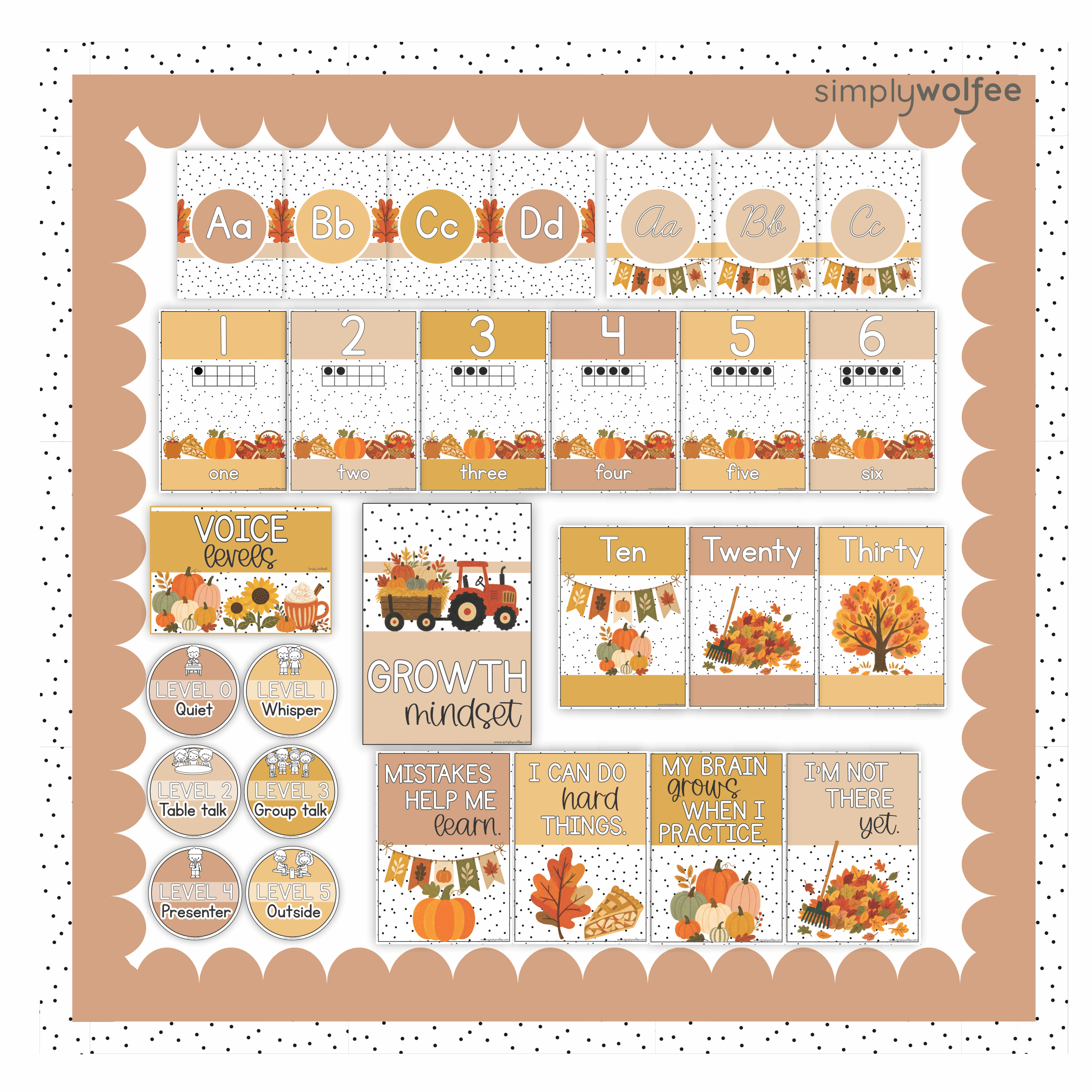 Autumn Class Decor - Full Bundle Editable - Image 6