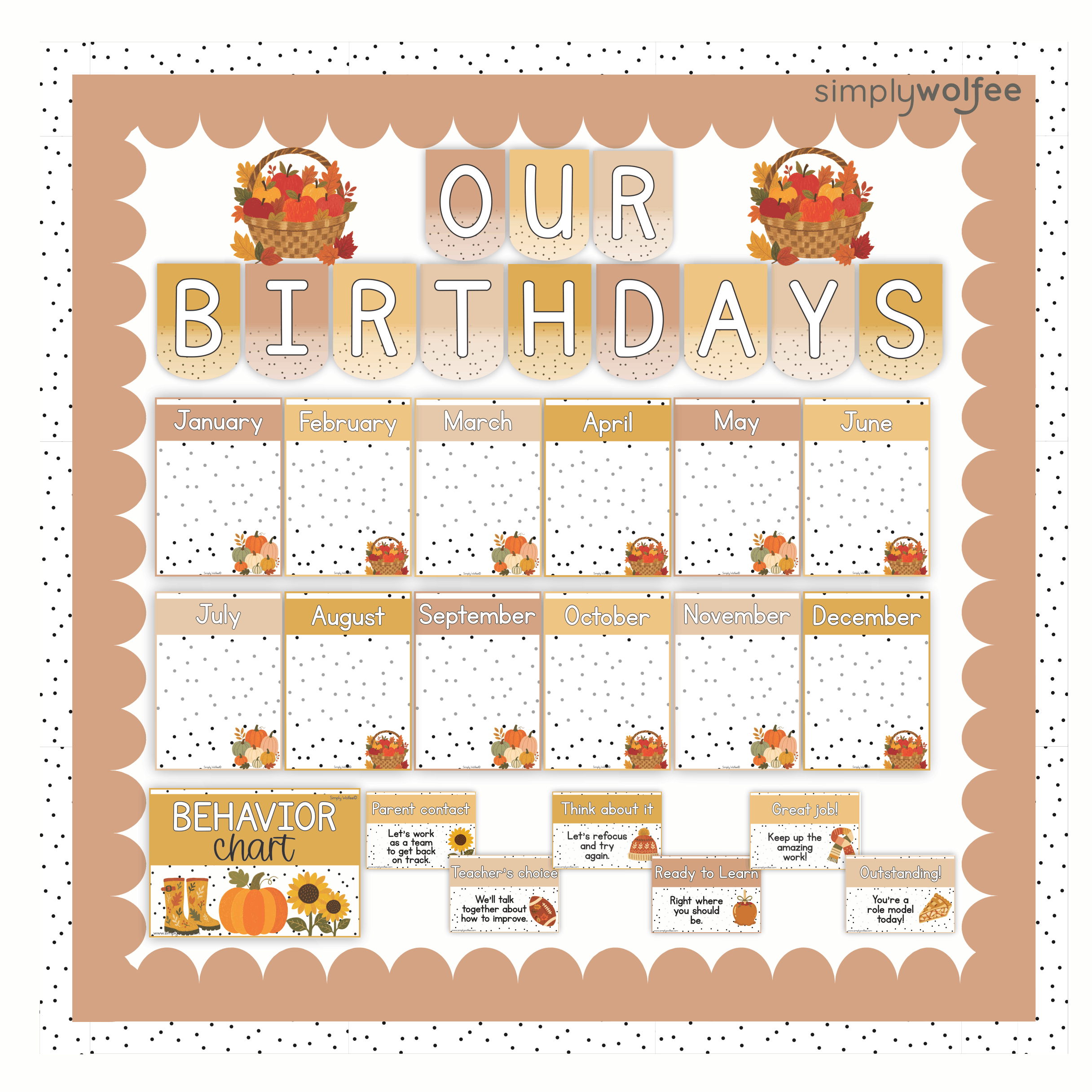 Autumn Class Decor - Full Bundle Editable - Image 7