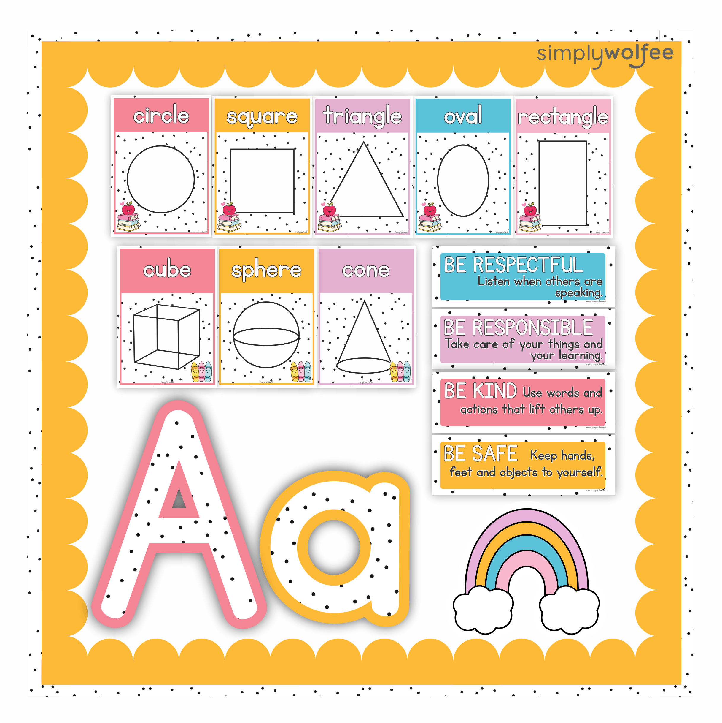 Pastel School Class Decor - Full Bundle Editable - Image 4