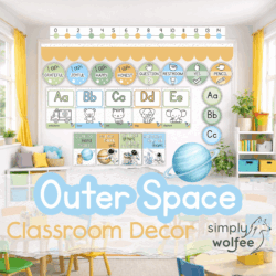 Outer Space Class Decor - Full Bundle Editable