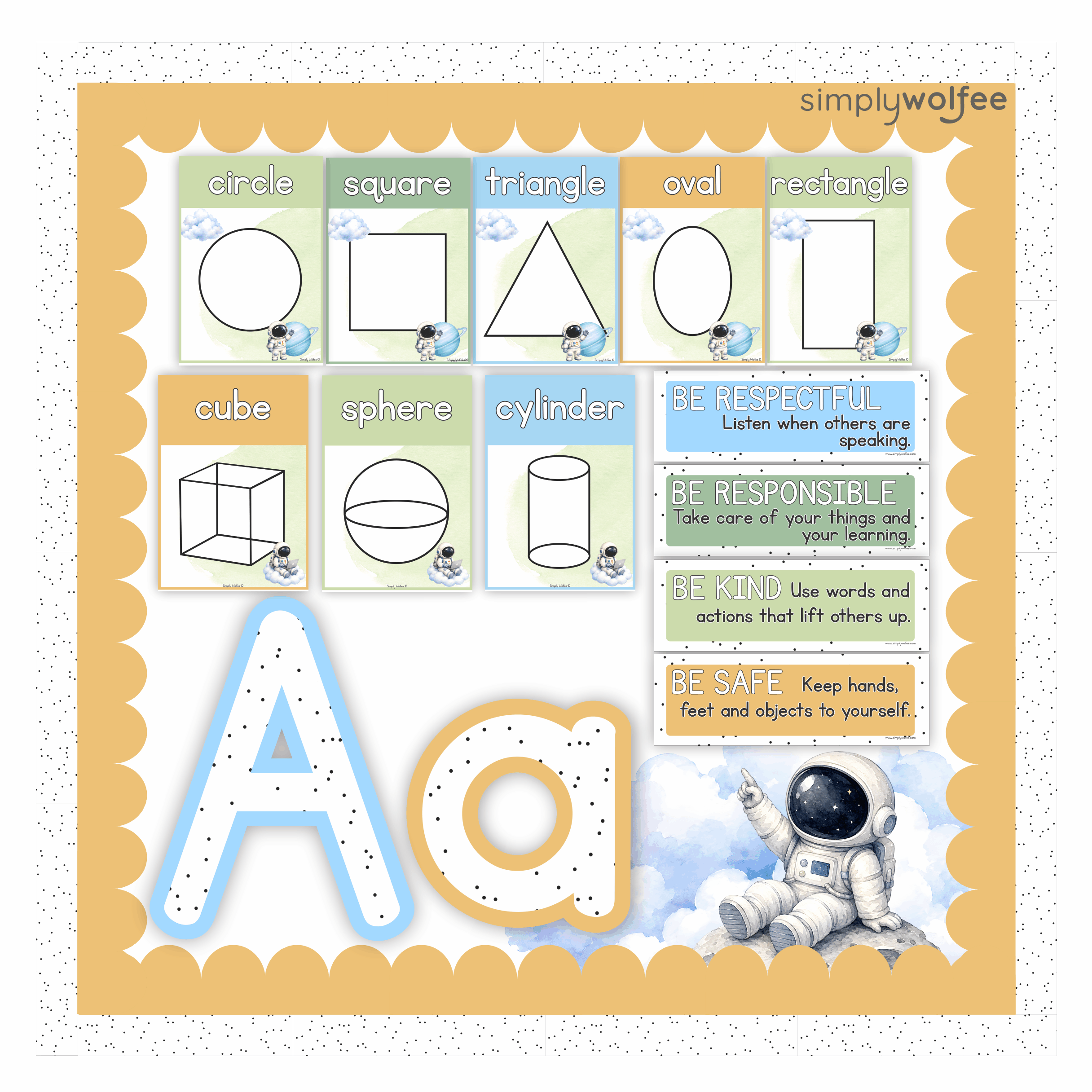 Outer Space Class Decor - Full Bundle Editable - Image 4