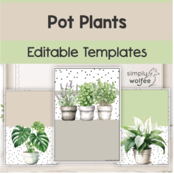 Potplants - Editable Templates
