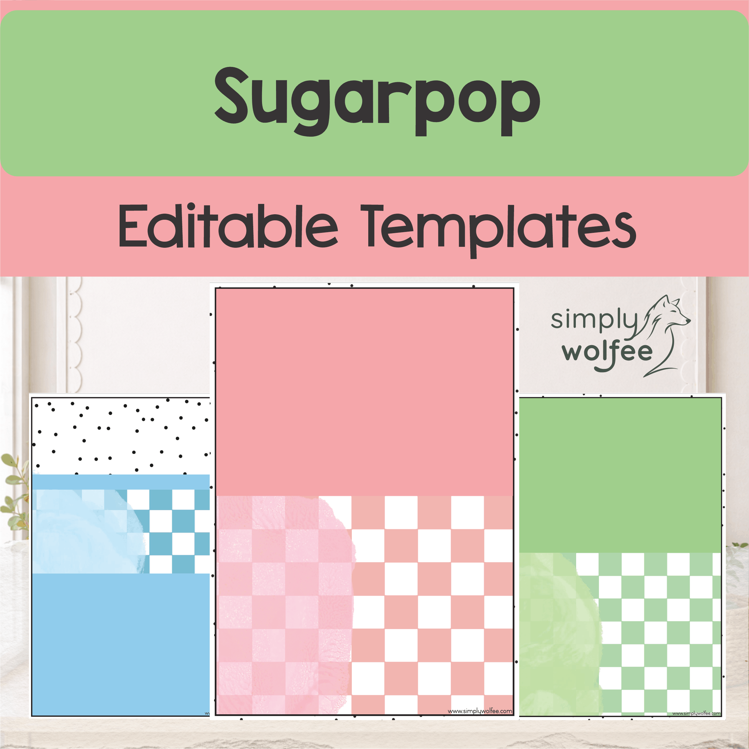 Sugarpop - Editable Templates