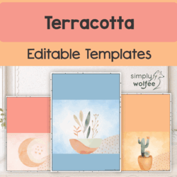 Terracotta Theme - Editable Templates