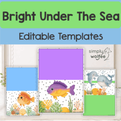 Bright Under The Sea - Editable Templates