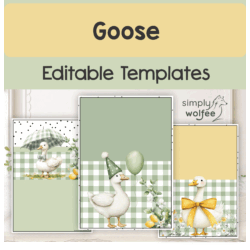 Goose Theme - Editable Templates
