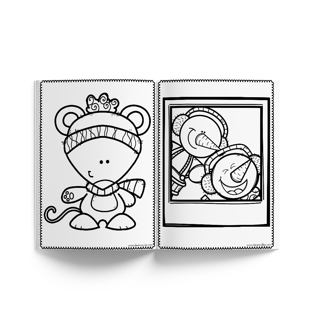 Winter Colouring Book - Image 2