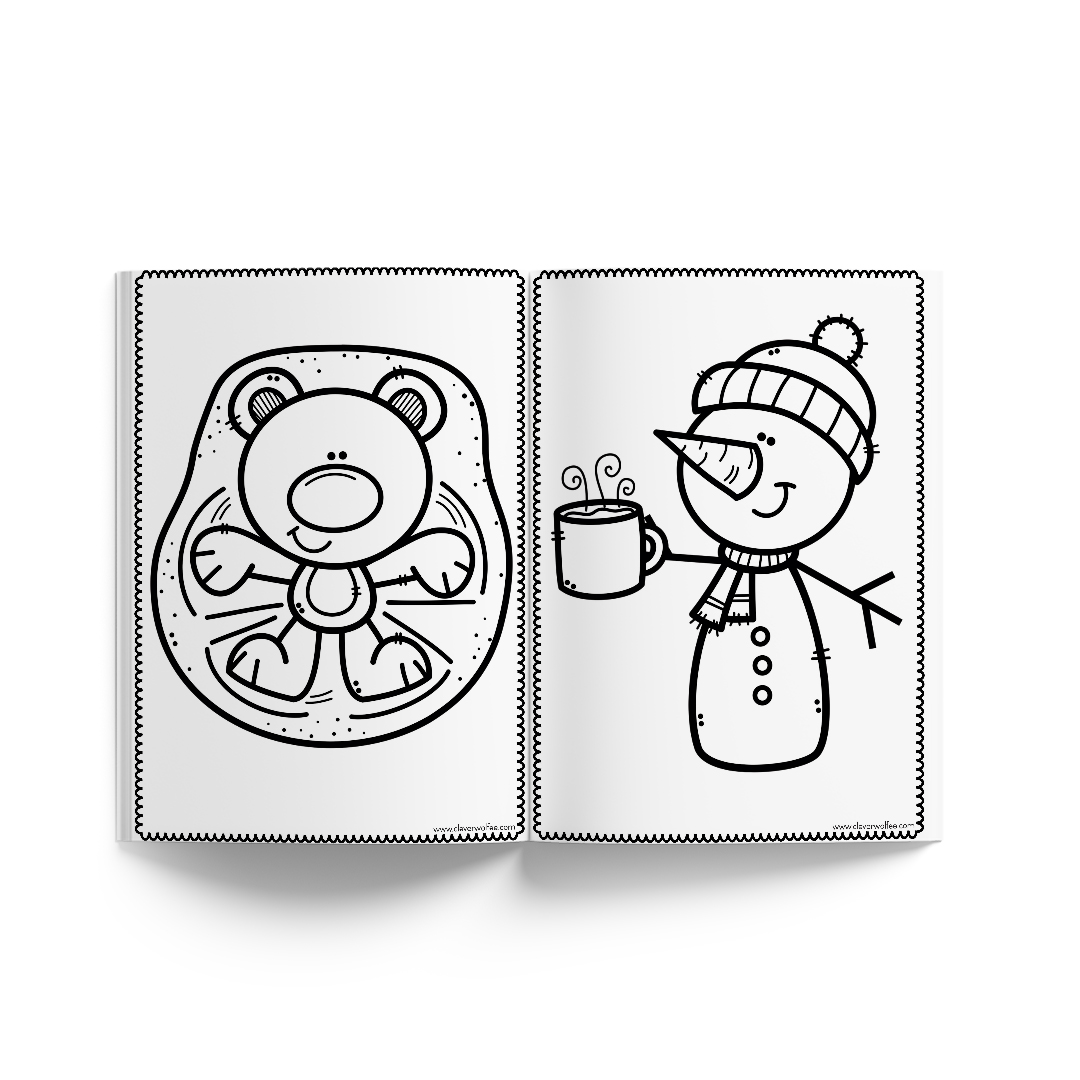 Winter Colouring Book - Image 3