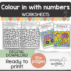 Colour in with Numbers