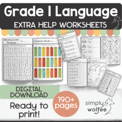 Grade 1 Extra Help: Language