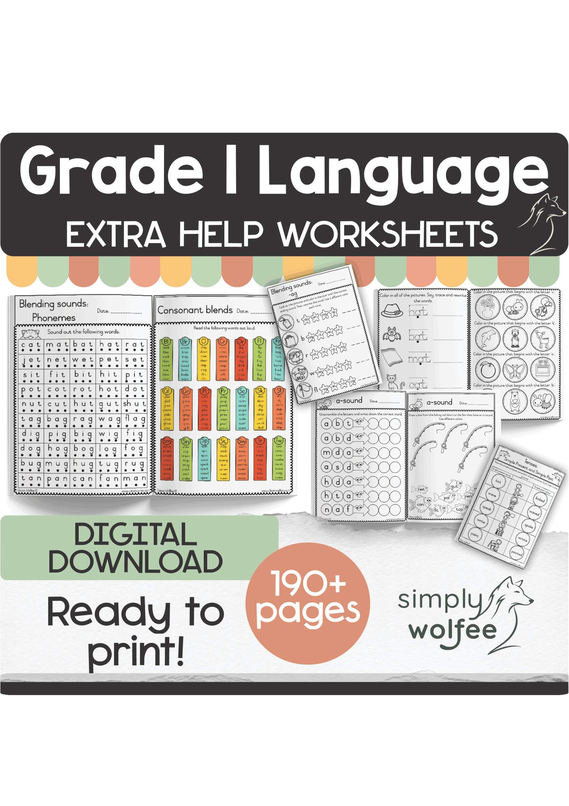 Grade 1 Extra Help: Language
