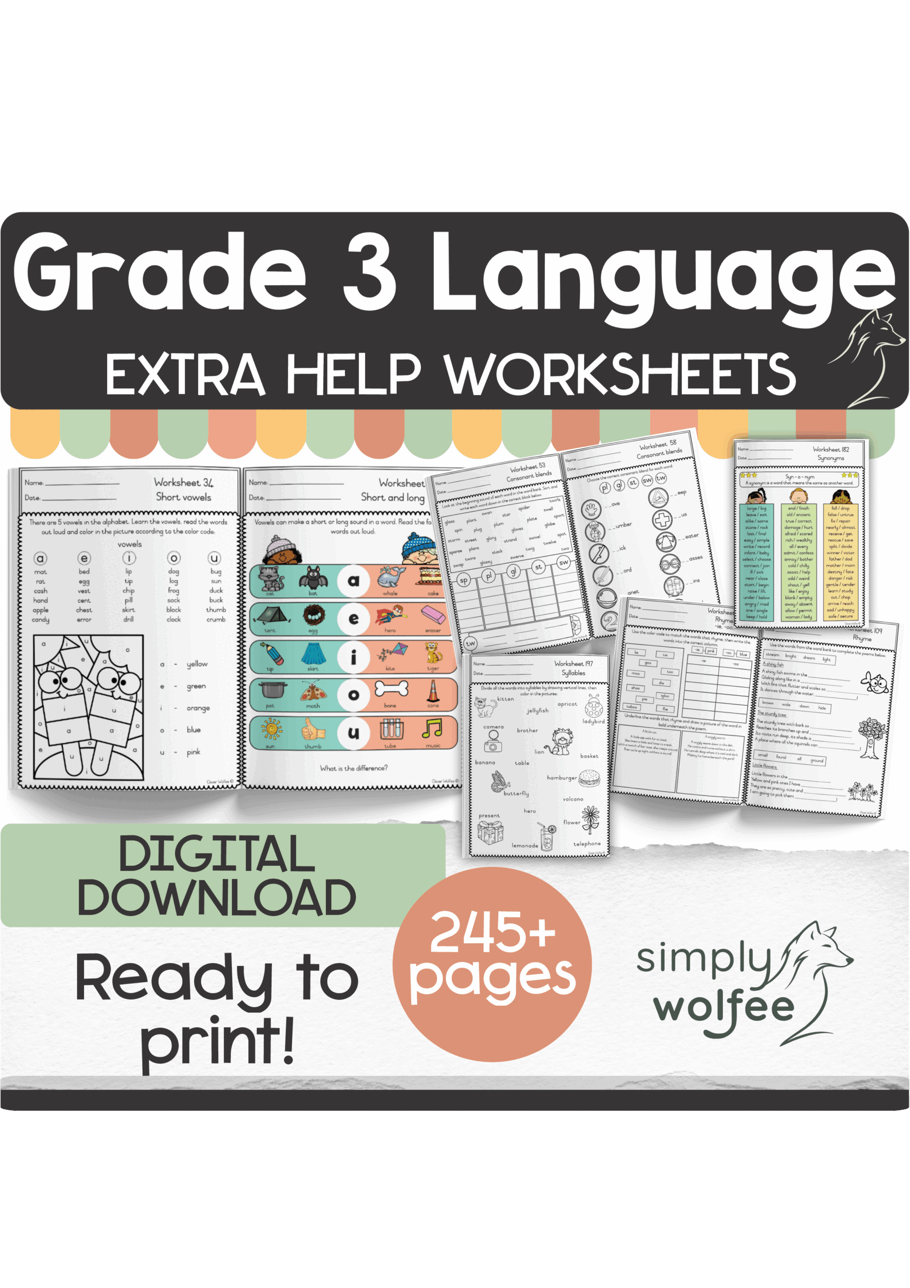 Grade 3 Extra Help: Language