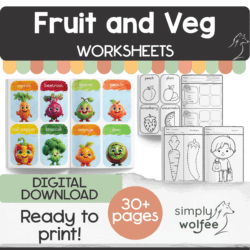 My Fruits and Vegetables Book