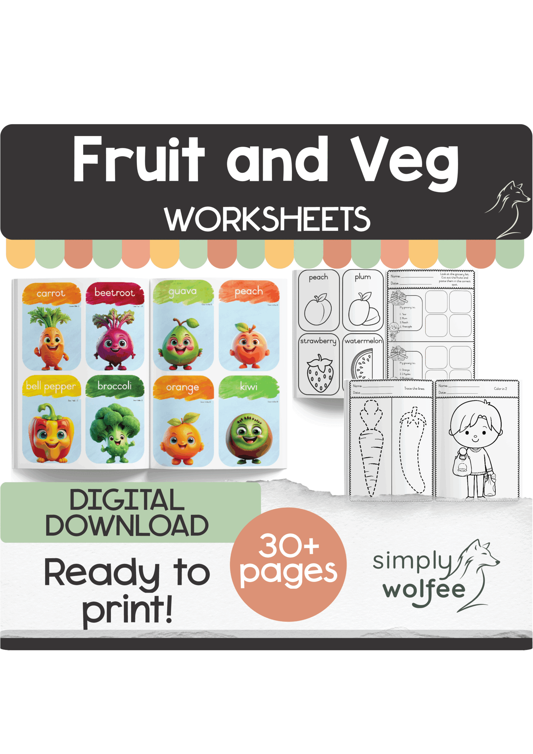 My Fruits and Vegetables Book