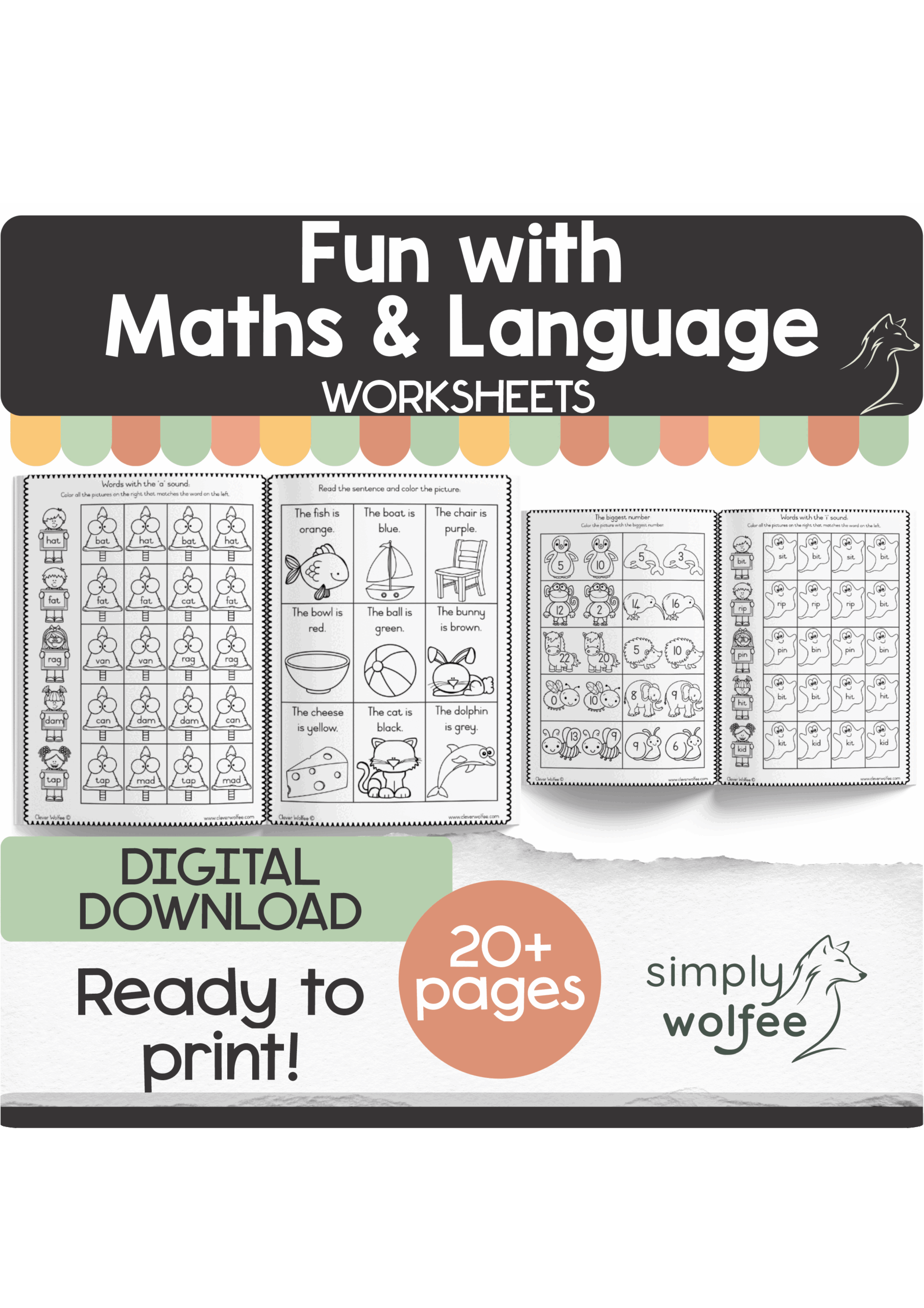 Language and Maths Book