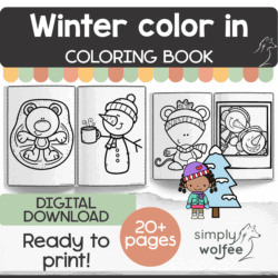 Winter Colouring Book
