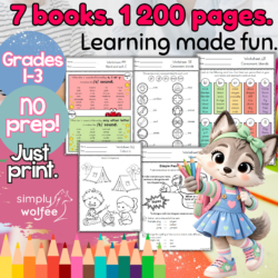 Grade 1-3 Language & Maths Bundle - Simply Wolfee